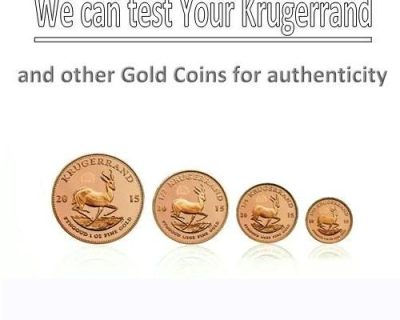 We can test Krugerrand for authenticity