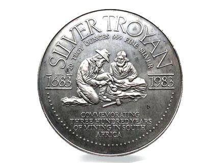 20 Troy Ounce (OZ) Fine Silver Medallion – .999 Pure Silver (POR)