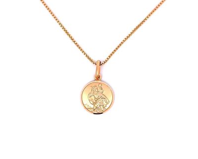 9ct Yellow Gold St Christopher Pendant (Only available in Namibia)  9gah0387