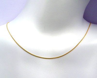 9ct Yellow Gold Wheat Chain Necklace 9gk1192