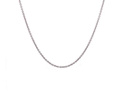 9ct White Gold Anchor Adjustable Chain Necklace (Only available in Namibia)  9gk1292