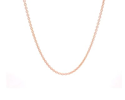 9ct Rose Gold Anchor Chain Necklace  9gk1294