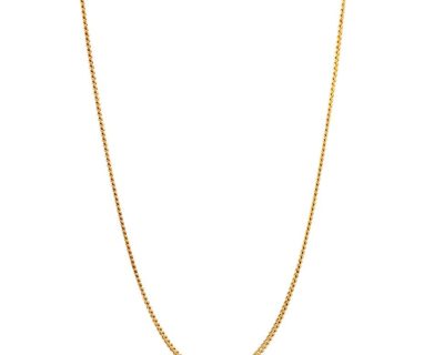 9ct Yellow Gold Wheat Chain Necklace  9gk1302