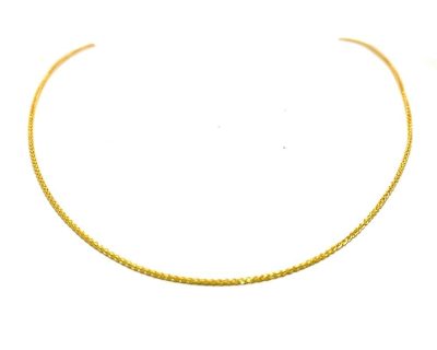 9ct Yellow Gold Wheat Necklace  9gk1319
