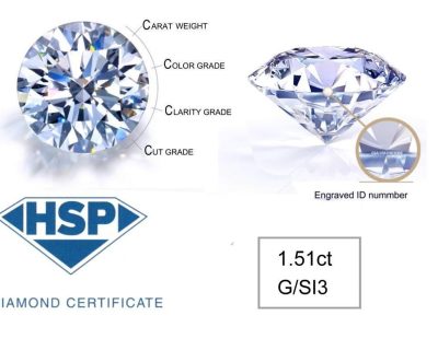 1.51ct Round Brilliant Cut Natural Diamond DIA6025907  POR