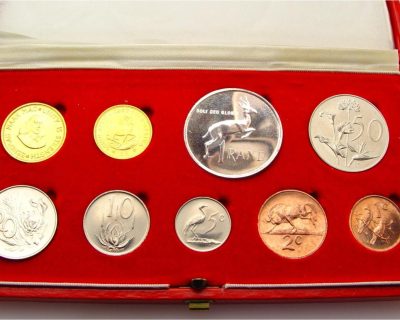 South African Coin Collection Set – Including 2 Fine Gold Coins (POR) VAT free